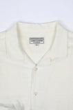 JAMES HARPER JHS621 Hawai Cuban Collar Linen Shirt - Natural