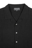 JAMES HARPER JHS62O Fancy Knit S/S Shirt - Black