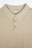 JAMES HARPER JHK77 S/S Cotton Polo- Wheat