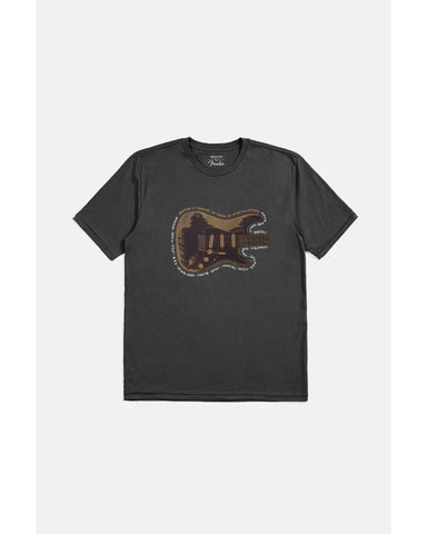 BRIXTON Fender Strat S/s TLRT Tee -  Black