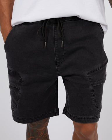 ST GOLIATH Gully Cargo Short - Washed Black