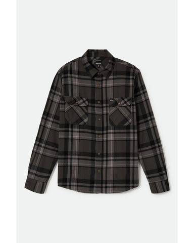 BRIXTON SEAGAZE FLANNEL 01465 - BLACK/CHARCOAL