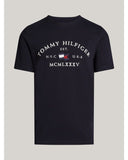 TOMMY HILFIGER MW0MW36454_DW5 NAUTICAL ARCH TEE - Desert Sky