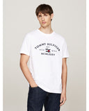TOMMY HILFIGER MW0MW36454_YBR NAUTICAL ARCH TEE - White