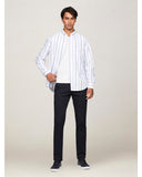 TOMMY HIFIGER MW0MW37299_0A5 OXFORD SPACED OUT STP SHIRT - Desert Sky/Dark Magma