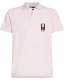 TOMMY HILFIGER MW0MW36790_TOG Vertical Flag Regular Polo - Light Pink