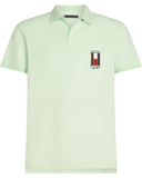 TOMMY HILFIGER MW0MW36790_LXZ Vertical Flag Regular Polo - Mint Gel
