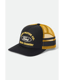 BRIXTON FORD BUILT TOUGH 11967 MP TRUCKER HAT - BURNT RUBBER/EMPIRE YELLOW
