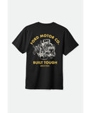 BRIXTON FORD BUILT TOUGH 17361 TEE - Burnt Rubber