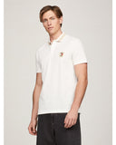 TOMMY HILFIGER DM0DM19624_YBH Regular Varsity Polo - Ancient White