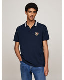 TOMMY HILFIGER DM0DM19624_YBH Regular Varsity Polo - Dark Night Navy