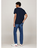 TOMMY HILFIGER DM0DM19624_YBH Regular Varsity Polo - Dark Night Navy