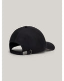 TOMMY HILFIGER AM0AM12534 CORPORATE COTTON 6 PANEL CAP - Black