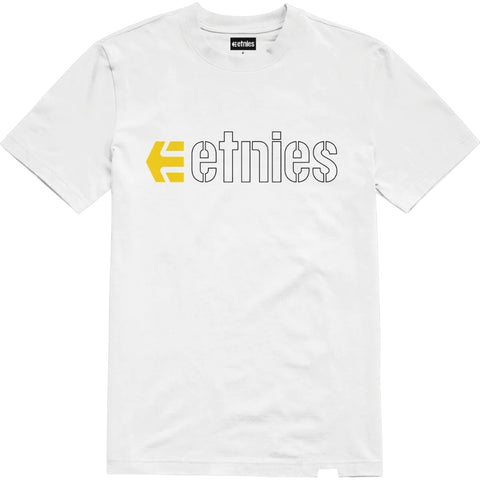 Etnies Ecorp Tee - White Black Yellow