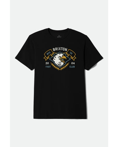 BRIXTON RUCKETT 17318 TEE - Black