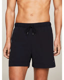 TOMMY HILFIGER UM0UM03280_DW5 Flag Mid Length Drawstring Swim Shorts - Desert Sky