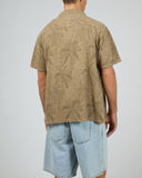 SILENT THEORY 4069046 Foliage S/S Shirt - Brown