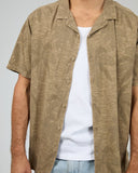 SILENT THEORY 4069046 Foliage S/S Shirt - Brown