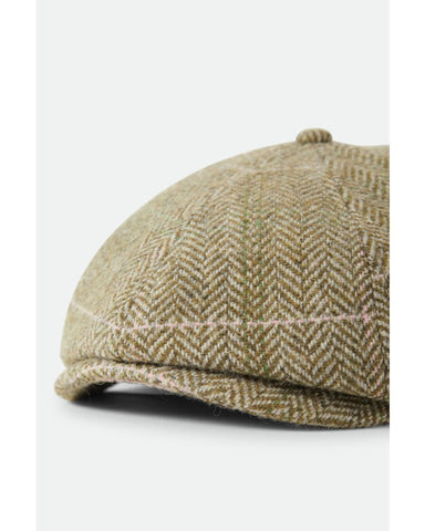BRIXTON BROOD LW SNAP CAP - Subline Green Houndstooth