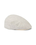 AVENEL Manhattan Linen-blend Flat Cap