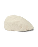 AVENEL Manhattan Linen-blend Flat Cap