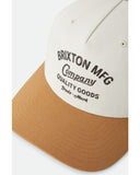 BRIXTON Stratton Snapback - Off White/Caramel