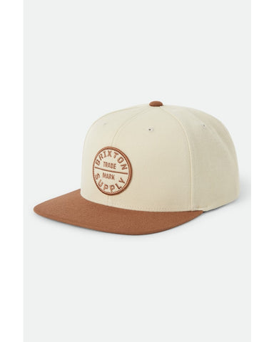 BRIXTON Oath III Snapback - Khaki/Caramel
