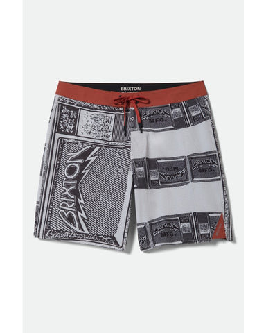 BRIXTON Blitz 21" Boardshort - TV Checker/Amber Terrian