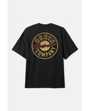 BRIXTON Upson Boxed Crop Tee - Black
