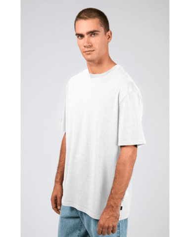 SILENT THEORY 40X0194 ESSENTIAL FIT TEE - White