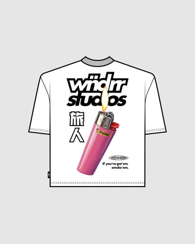WNDRR Lighter Heavy Weight Tee- White