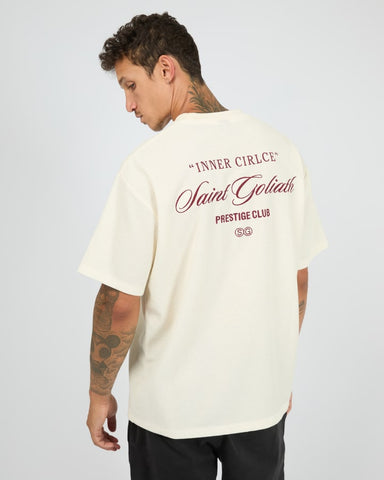 St Goliath Inner Circle Tee- Vintage White