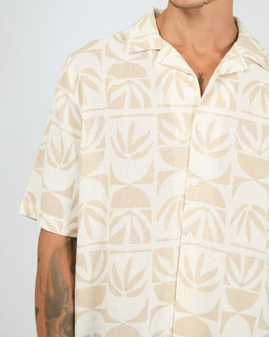 ST GOLIATH Hour Glass S/S Shirt - Vintage White