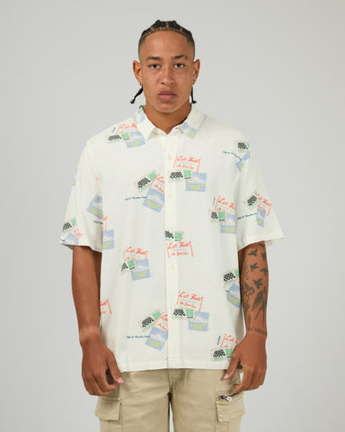 ST GOLIATH Patches S/S Shirt - White