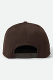 BRIXTON Oath III Snapback - Pinecone Brown/Brown Suede