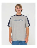 Rusty Straight Shooter s/s Tee - Grey Marle