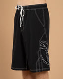 Rusty Tombstone Hybrid Waist Board Shorts - Black