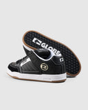 GLOBE TILT Skate Shoes - Black/White/Stitch