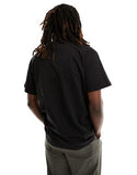 TOMMY HILFIGER Relaxed Curved Serif Flag Tee - Black