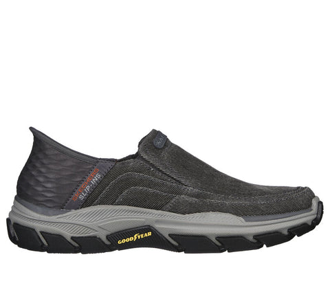 SKECHERS 204809 Respected Relaxed Fit Slip-Ins - Holmgren Charcoal