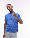 TOMMY JEANS DM0DM20805_C6E Relaxed Tonal Crest Tee - Tempo Blue