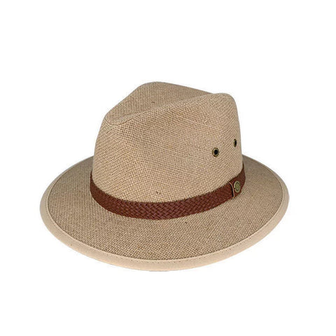 AVENEL Trent Safari Hemp Canvas Hat