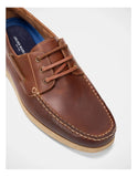 JULIUS MARLOW Launch Leather Boat Shoe - Tan