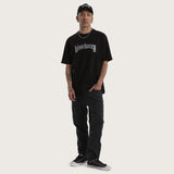 KISS CHASEY Obelisk Box Fit Tee - Jet Black