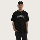 KISS CHASEY Obelisk Box Fit Tee - Jet Black