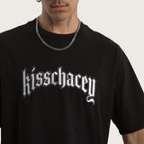 KISS CHASEY Obelisk Box Fit Tee - Jet Black