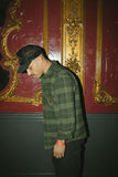 BRIXTON Bowery Heavy Weight LS Flannel - Cypress Green/Black