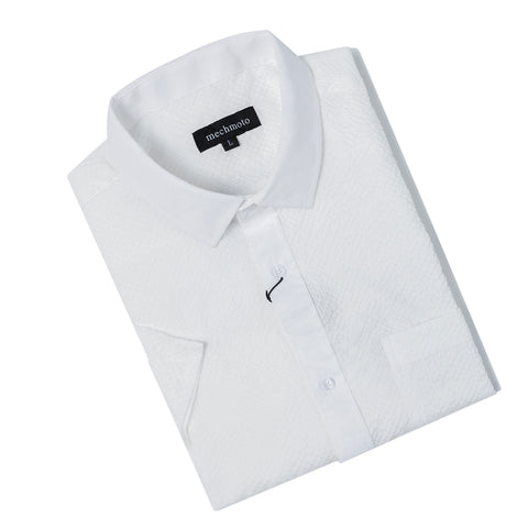 MECHMOTO 2502SS125A Short Sleeve Shirt - White