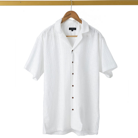 MECHMOTO 2502SS143 Short Sleeve Shirt - White