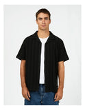 SILENT THEORY Luca S/S Shirt - Black